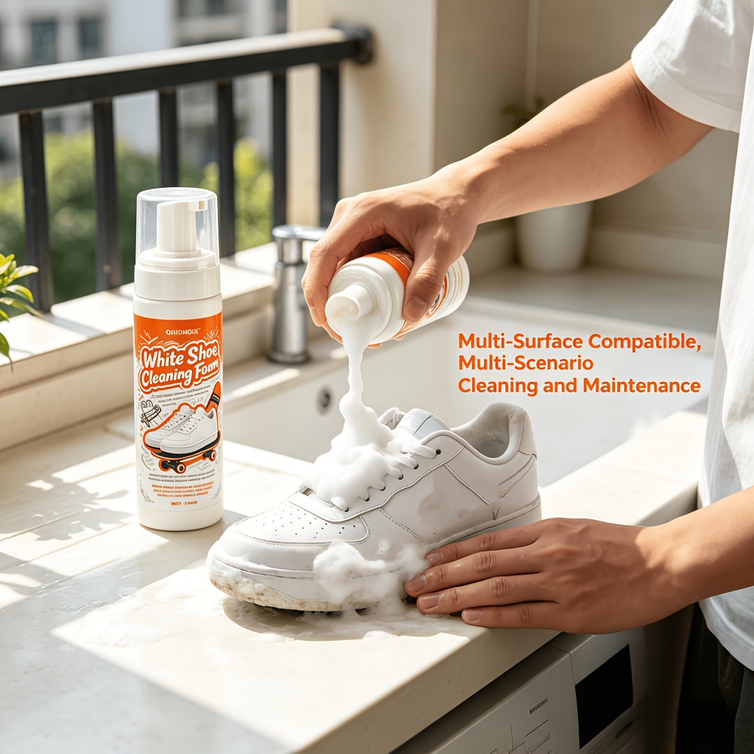 Sneakers Care - Portable No Rinse White Shoe Cleaner