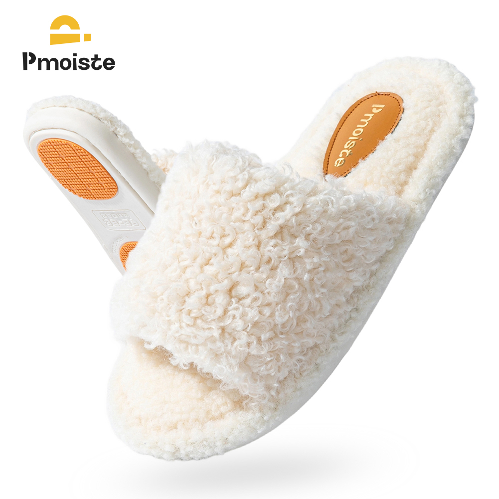 Insole Memory Foam - Pmoiste Fuzzy House Slippers Women Comfortable