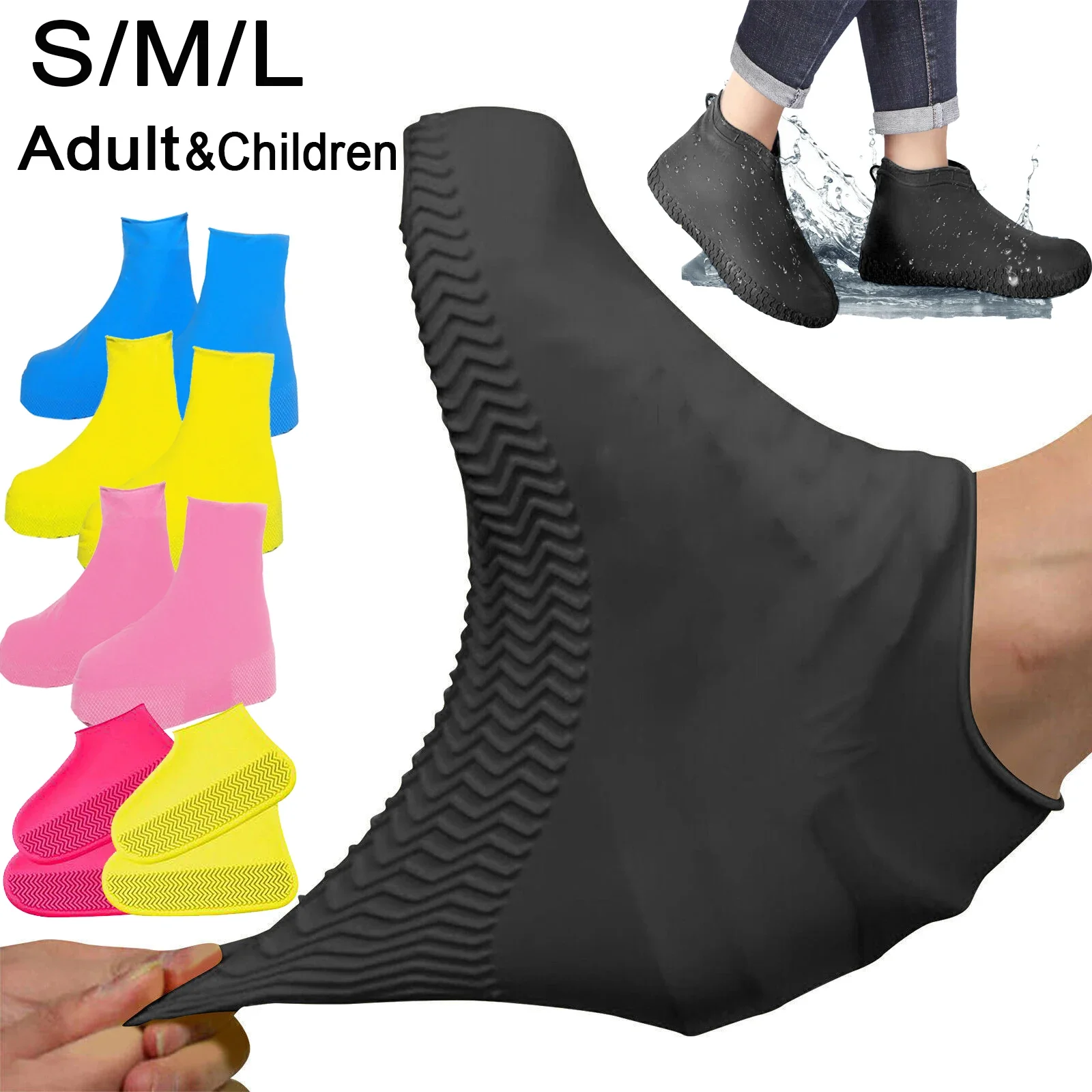 Sneaker Case - Waterproof Shoe Covers Silicone Anti-Slip Rain