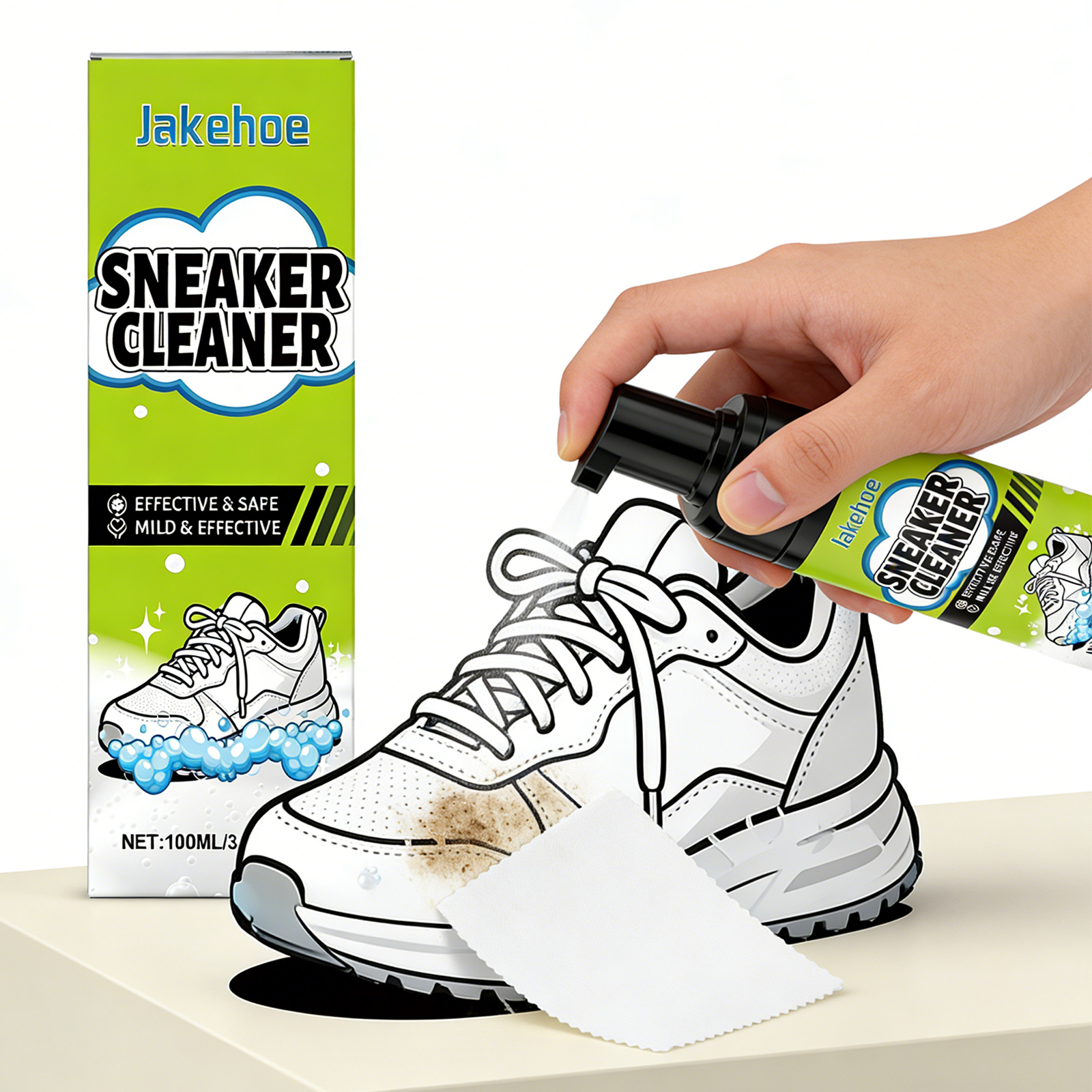 Sneaker Cleaner - White Shoe Cleaner Sneaker Cleaning Kit