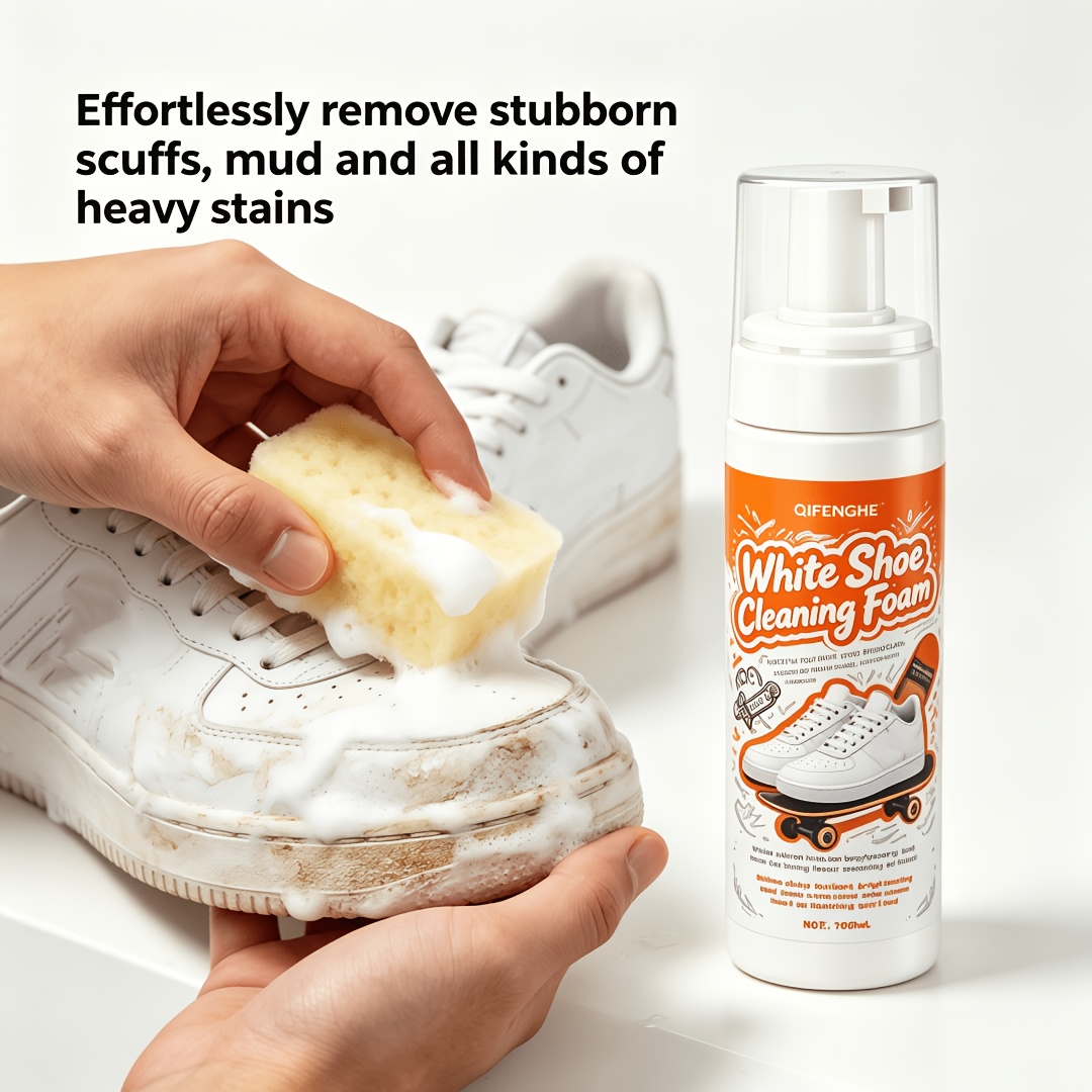 Portable No Rinse White Shoe C - đánh giá và giá Sneakers Care