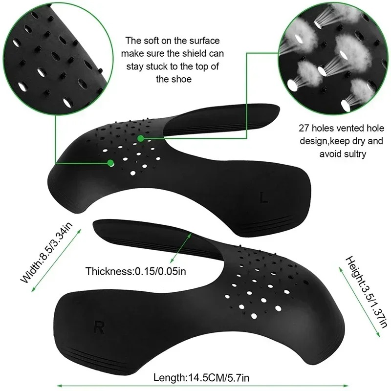 4Pcs Anti Crease Shoe Protecto - đánh giá và giá Crease Protector Toe