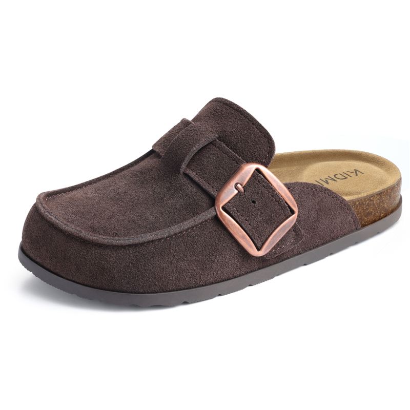 Litfun Genuine Suede Clogs Sli - đánh giá và giá Insole Memory Foam