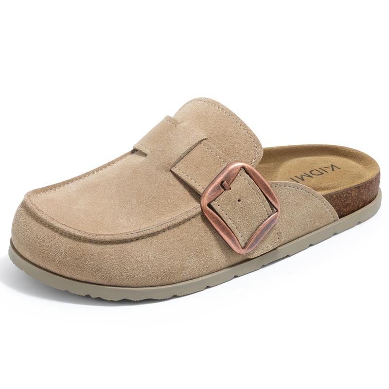 Litfun Genuine Suede Clogs Sli - đánh giá và giá Insole Memory Foam