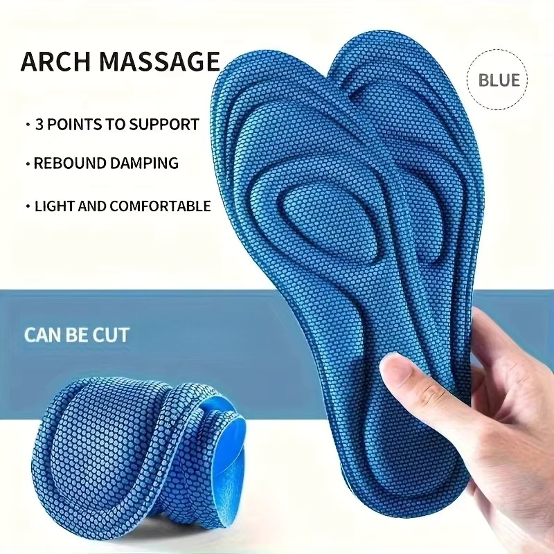4 PCS  Sports Massage Insole M - đánh giá và giá Insole Memory Foam