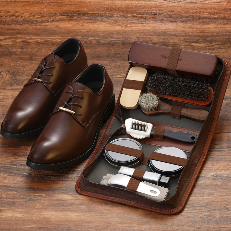 HorseHair Shoe Brush Set Leath - đánh giá và giá Sneaker Care Spray