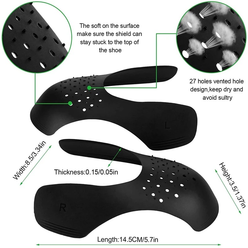 Shoe Crease Protector Anti-Cre - đánh giá và giá Crease Protector Toe