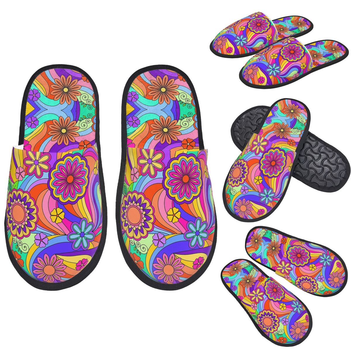 Custom Groovy Psychedelic Flow - đánh giá và giá Insole Memory Foam