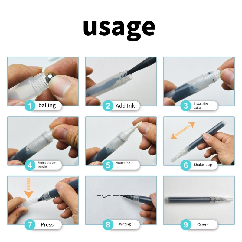 6Pcs Clear Empty Brush Pen Ref - đánh giá và giá Midsole Marker Paint
