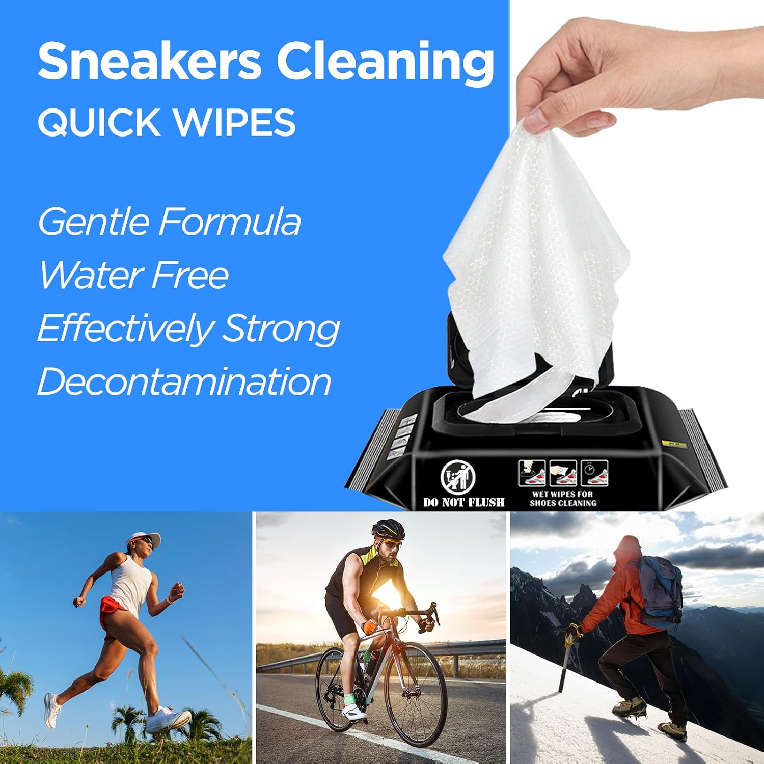 Shoe Wipes 2 Pack 60 Pcs Sneak - đánh giá và giá Sneaker Cleaner