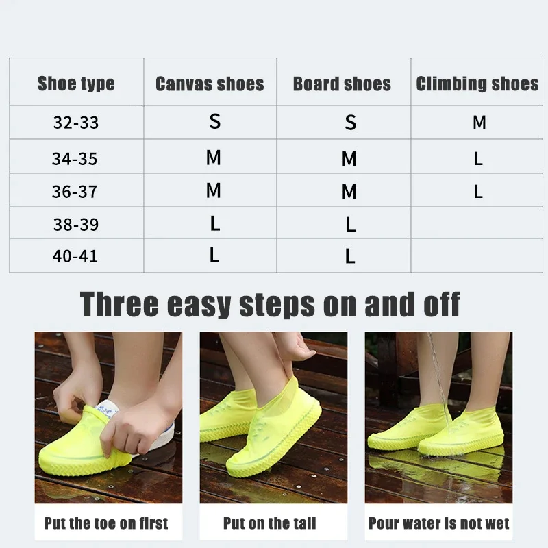 Waterproof Shoe Covers Silicon - đánh giá và giá Sneaker Case