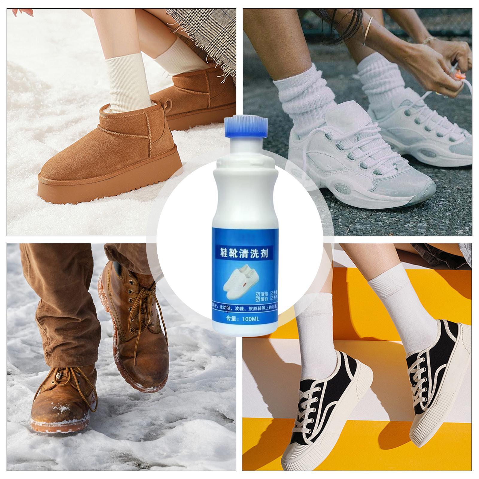 White Shoe Cleaner 100ml Foam  - đánh giá và giá Sneaker Care Spray