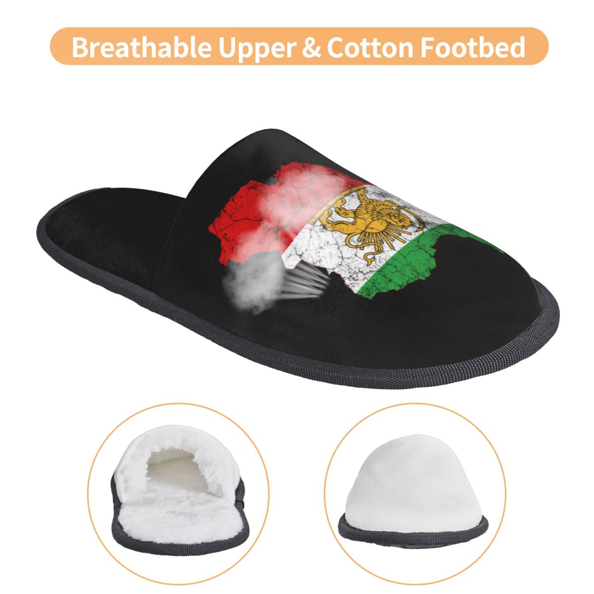 Custom Iran Flag Map With Lion - đánh giá và giá Insole Memory Foam